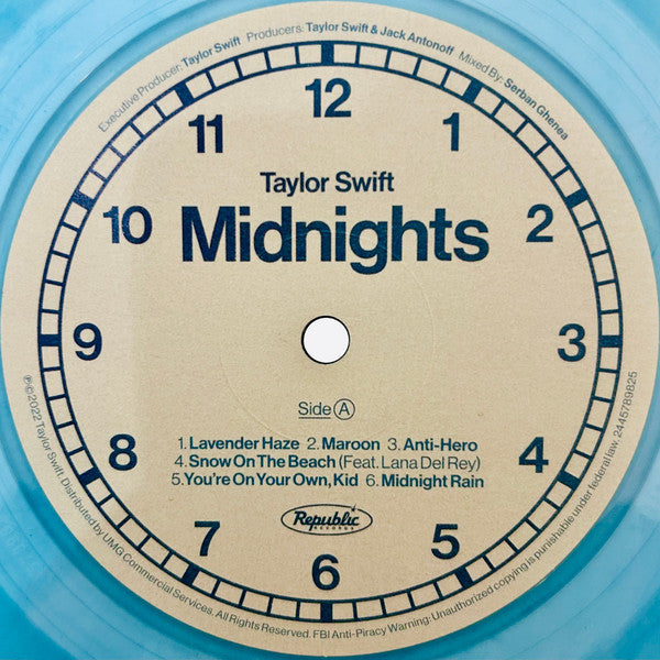 Taylor Swift : Midnights (LP, Album, S/Edition, Blu)