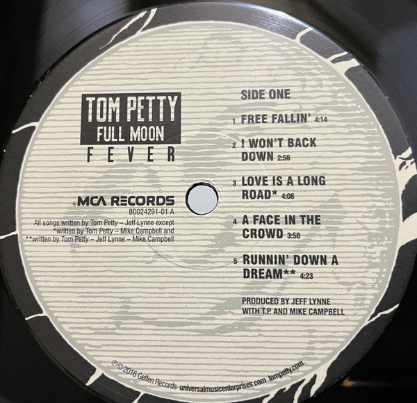 Tom Petty : Full Moon Fever (LP, Album, RE)