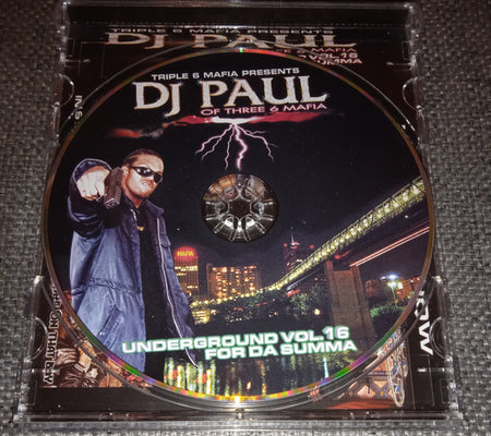 Three 6 Mafia Presents DJ Paul (3) : Underground Vol. 16 (For Da Summa) (CD, Album, RE)