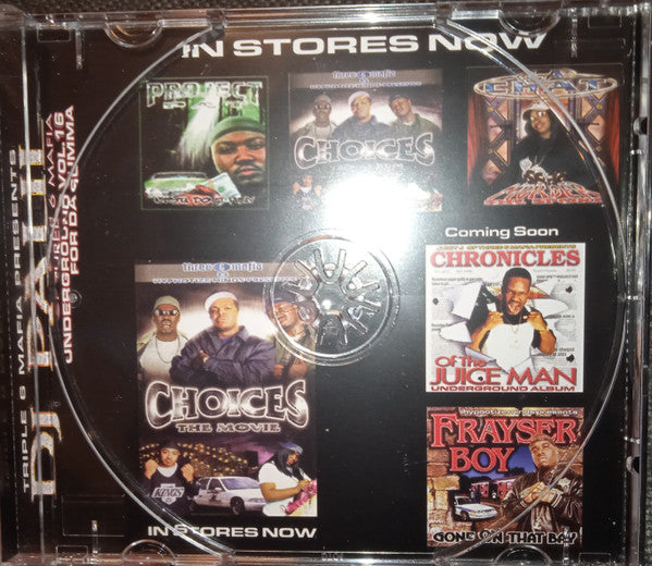 Three 6 Mafia Presents DJ Paul (3) : Underground Vol. 16 (For Da Summa) (CD, Album, RE)