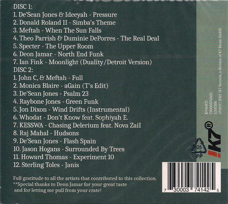 Theo Parrish : DJ-Kicks Detroit Forward (2xCD, Mixed)