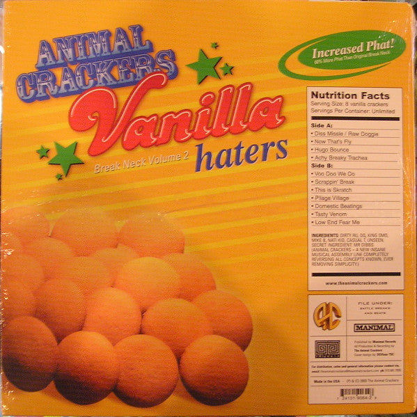 Animal Crackers : Vanilla Haters : Break Neck Volume 2 (LP, Album)