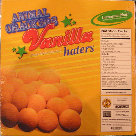 Animal Crackers : Vanilla Haters : Break Neck Volume 2 (LP, Album)