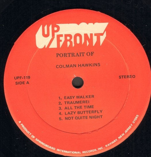 Coleman Hawkins : Portrait Of Colman Hawkins (LP, Comp)