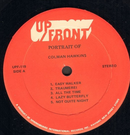 Coleman Hawkins : Portrait Of Colman Hawkins (LP, Comp)