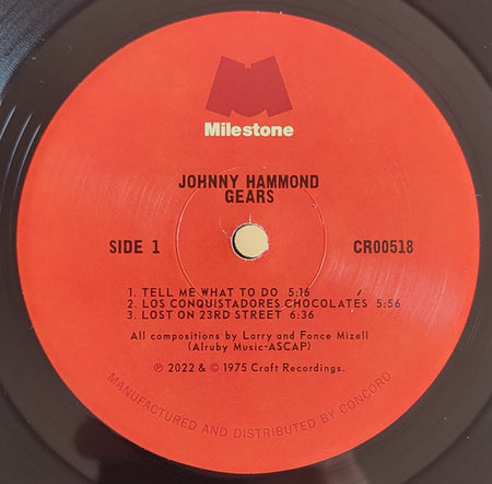 Johnny Hammond : Gears (LP, Album, Ltd, RE, 180)