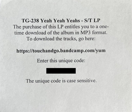 Yeah Yeah Yeahs : Yeah Yeah Yeahs (12", EP, RE)