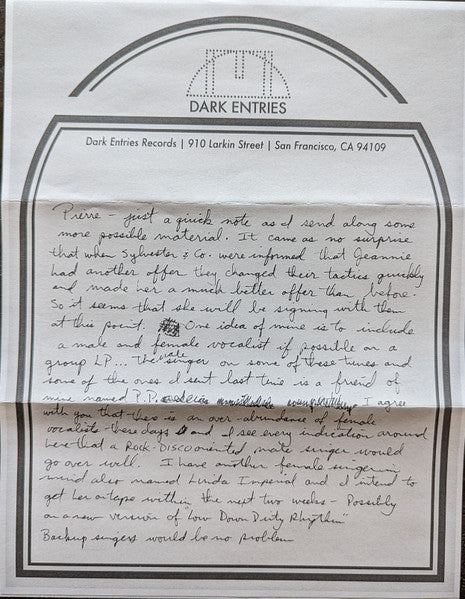 Patrick Cowley : Malebox (LP, Album)