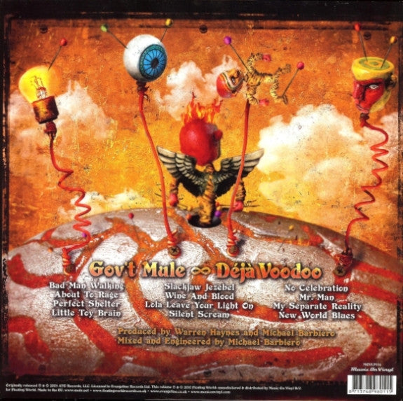 Gov't Mule : Déjà Voodoo (2xLP, Album, RE, RM, 180)