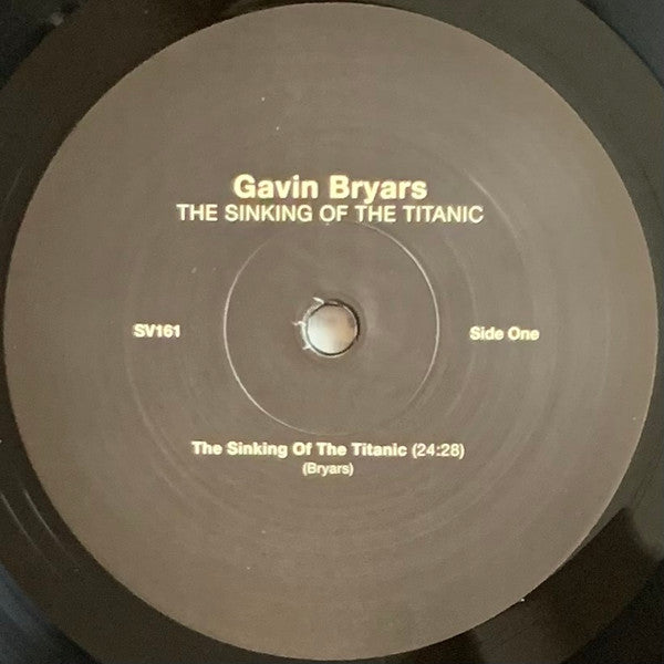 Gavin Bryars : The Sinking Of The Titanic (LP, Album, RE)