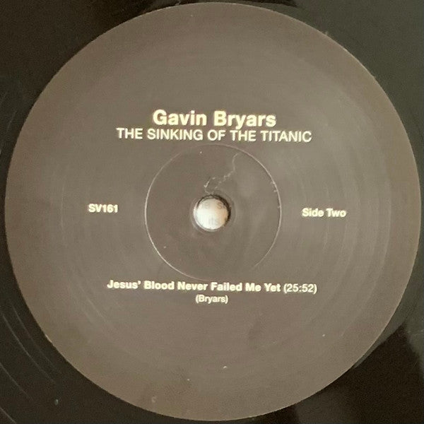 Gavin Bryars : The Sinking Of The Titanic (LP, Album, RE)