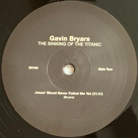 Gavin Bryars : The Sinking Of The Titanic (LP, Album, RE)