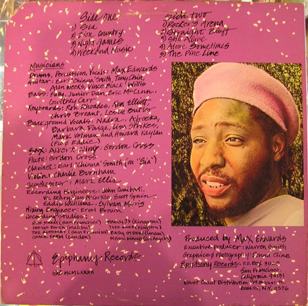 Max Edwards : Rockers Arena (LP, Album)