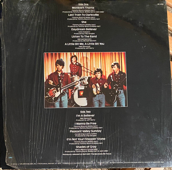 The Monkees : The Monkees Greatest Hits (LP, Comp, Club, RE)