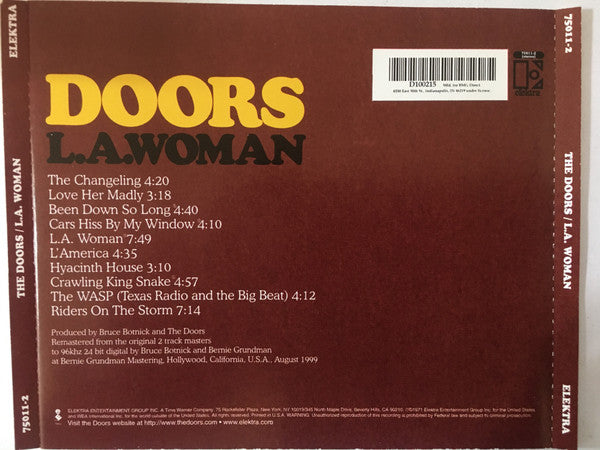 The Doors : L.A. Woman (CD, Album, Club, RE, RM)