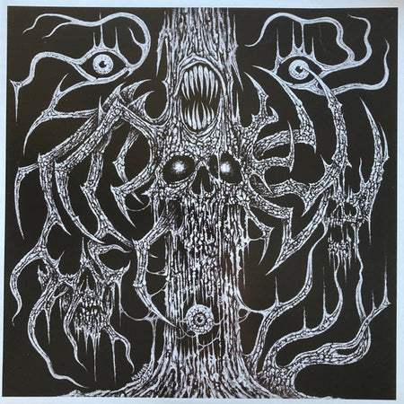Nither : Cast In Dark Grandeur (LP, Album, Whi)