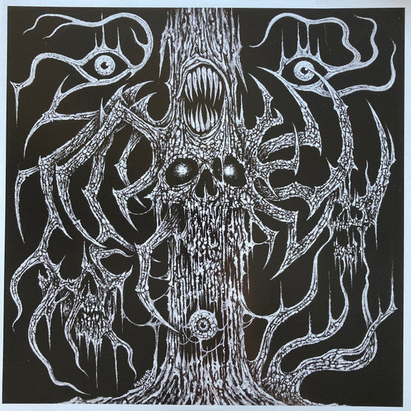 Nither : Cast In Dark Grandeur (LP, Album, Whi)