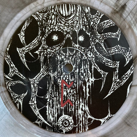 Nither : Cast In Dark Grandeur (LP, Album, Whi)