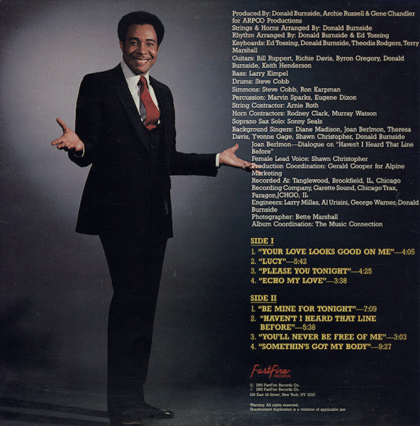 Gene Chandler : Your Love Looks Good On Me (LP, Album)