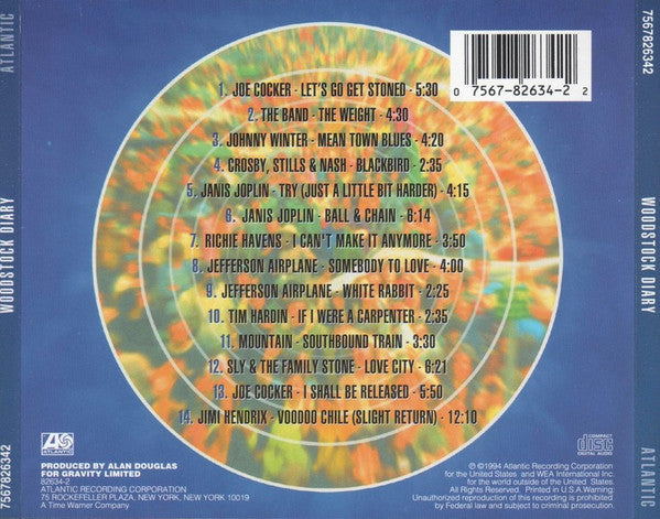 Various : Woodstock Diary (CD, Album)
