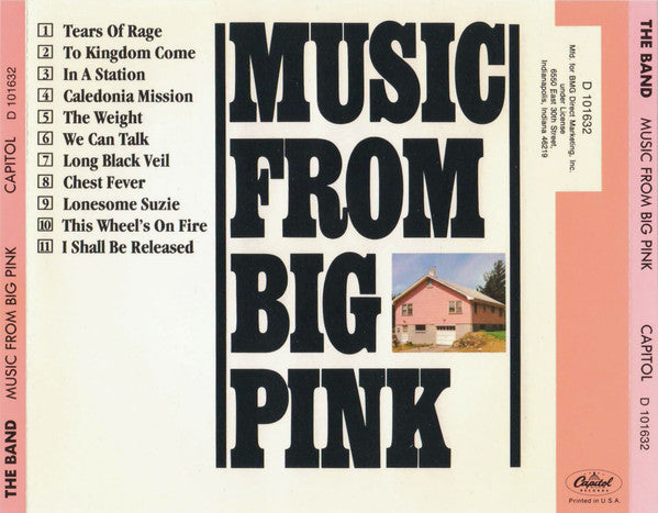 The Band : Music From Big Pink (CD, Album, Club, RE, EMI)