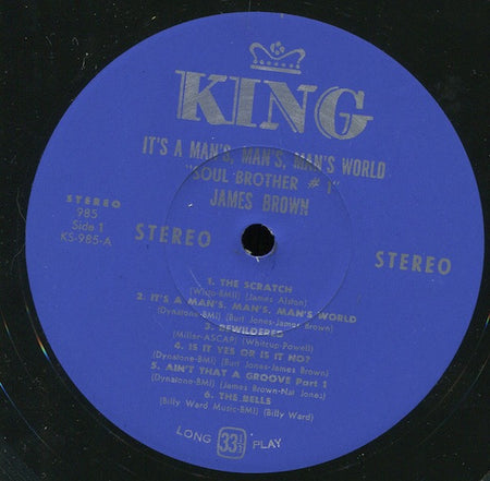 James Brown : It's A Man's Man's World: Soul Brother #1 (LP, Album)