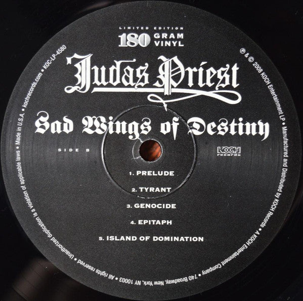 Judas Priest : Sad Wings Of Destiny (LP, Album, Ltd, RE, 180)