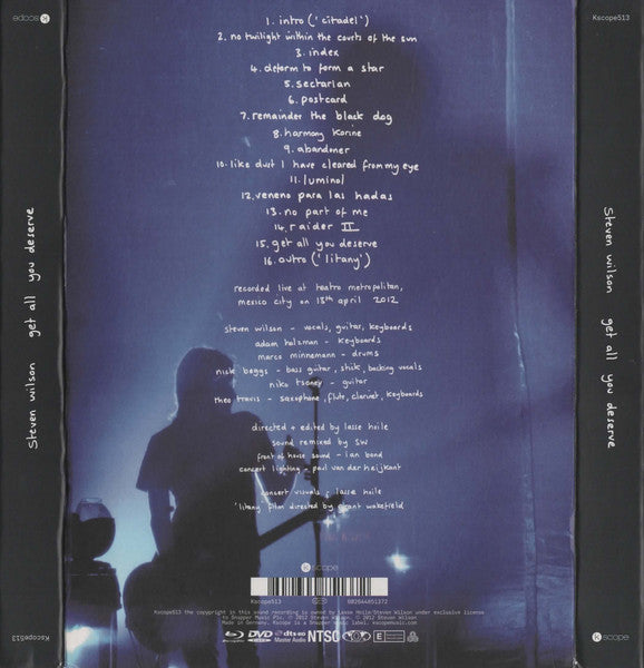 Steven Wilson : Get All You Deserve (2xCD, Album + Blu-ray, Album + DVD-V, Album, NTSC )