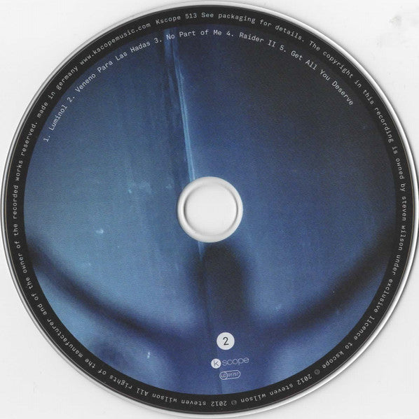 Steven Wilson : Get All You Deserve (2xCD, Album + Blu-ray, Album + DVD-V, Album, NTSC )
