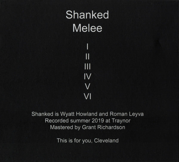 Shanked : Melee (CD, Album)