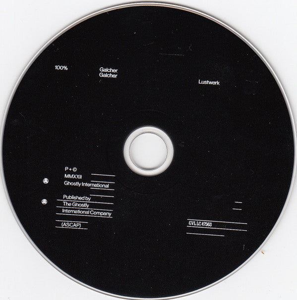 Galcher Lustwerk : 100% Galcher  (CD, Album, RM)