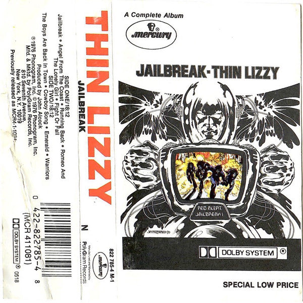 Thin Lizzy : Jailbreak (Cass, Album, RE, 35,)