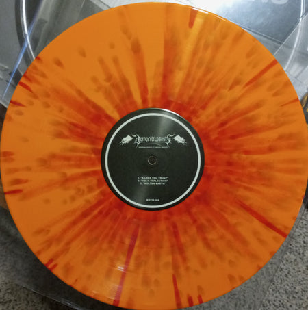 Demonologists / Bastard Noise : Demonologists Ft. Mouth Wound / Birth, Abuse And Slaughter (LP, Ora)