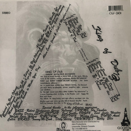 Bunny Lee : King Of Dub (LP, Album, RE, Lav)