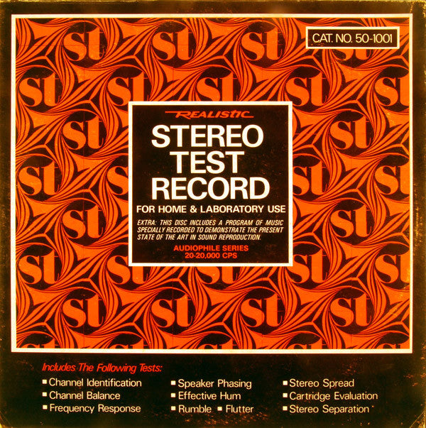 Various : Realistic Stereo Test Record (LP, Album, RP)