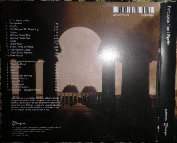 Porcupine Tree : Signify (CD, Album, RE, RM + CD, RE, RM)
