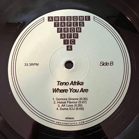 Teno Afrika : Where You Are (LP, Album)