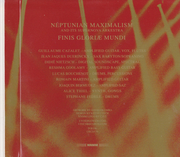 Neptunian Maximalism : Finis Gloriae Mundi (CD, Album, Ltd)