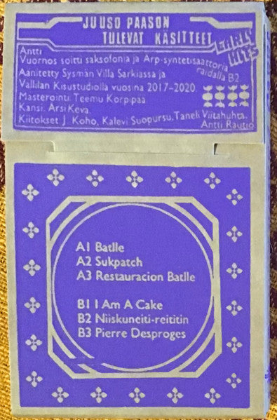 Juuso Paason Tulevat Käsitteet : Early Hits (Cass, Album, Num)