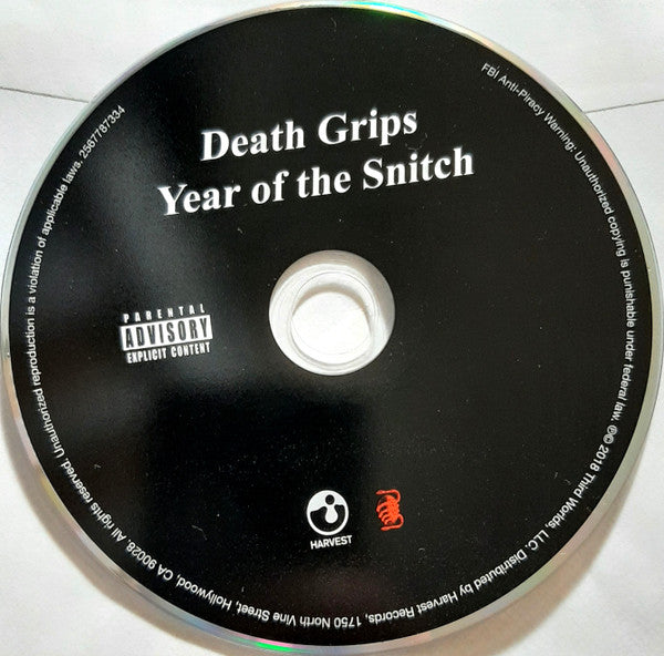 Death Grips : Year Of The Snitch (CD, Album)