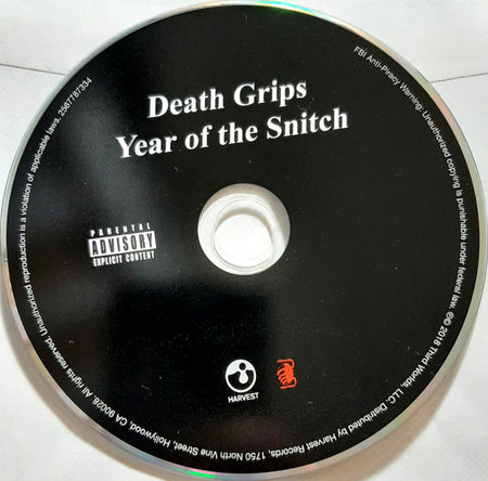 Death Grips : Year Of The Snitch (CD, Album)