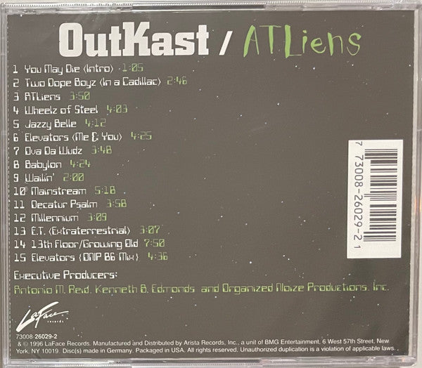OutKast : ATLiens (CD, Album, RE)