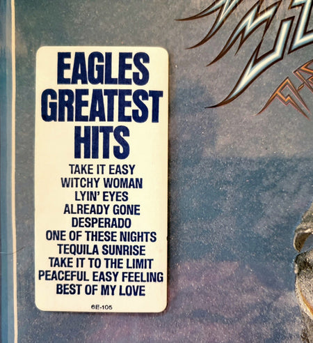 Eagles : Their Greatest Hits 1971-1975 (LP, Album, Comp, RP, Emb)