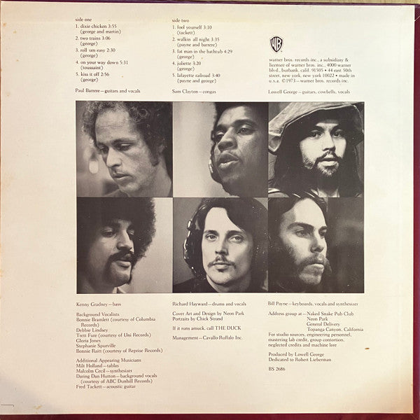 Little Feat : Dixie Chicken (LP, Album, Ter)