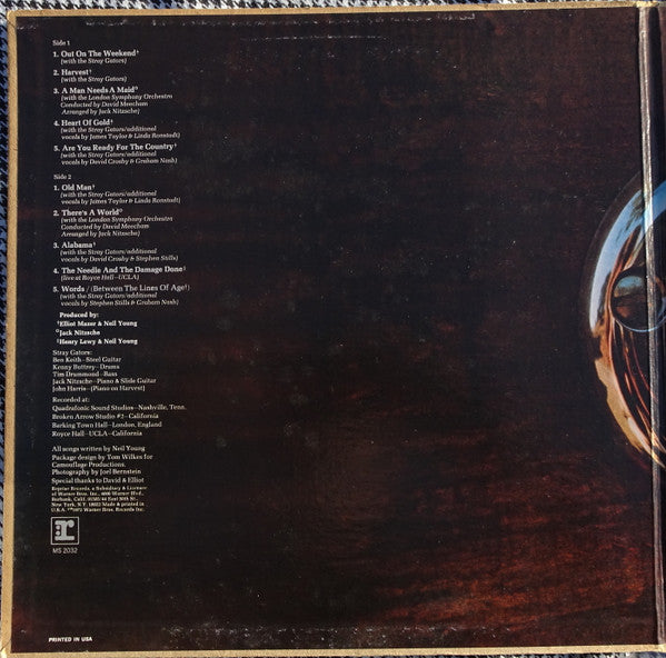Neil Young : Harvest (LP, Album, Ter)