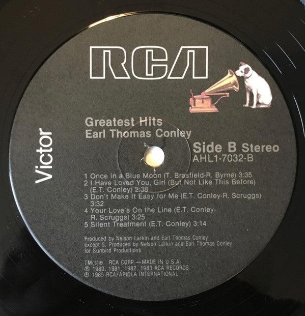 Earl Thomas Conley : Greatest Hits (LP, Album, Comp)