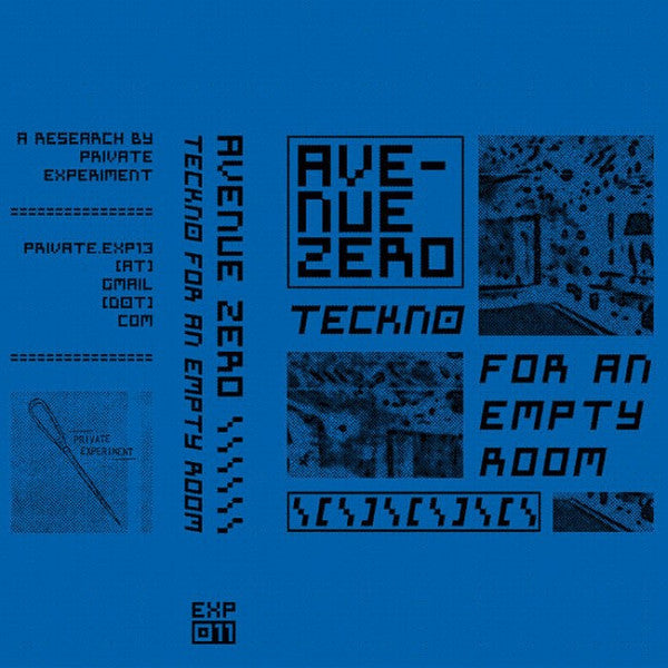 Avenue Zero : Teckno For An Empty Room (Cass, MiniAlbum, Ltd, C25)