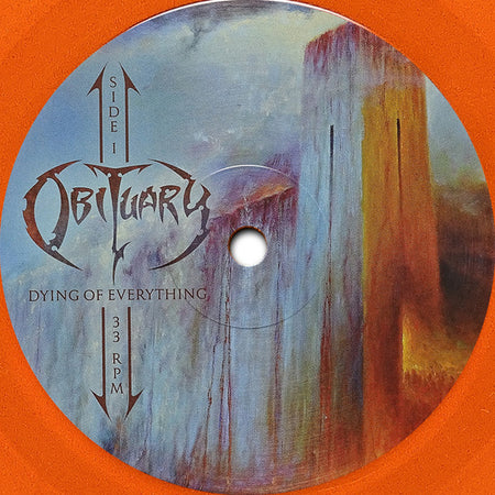 Obituary : Dying Of Everything (LP, Album, Ltd, Ora)