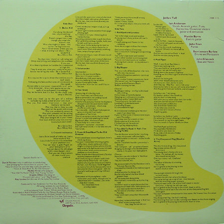 Jethro Tull : Too Old To Rock 'N' Roll: Too Young To Die! (LP, Album, Win)