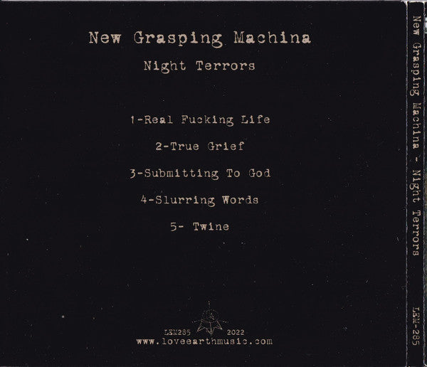 New Grasping Machina : Night Terrors (CDr, Album)